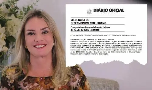 Divulgado início de licitação para obras de construção de escola em Urandi