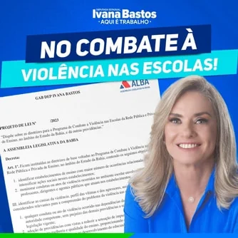 PL de Ivana Bastos estabelece medidas para aumentar segurança nas escolas