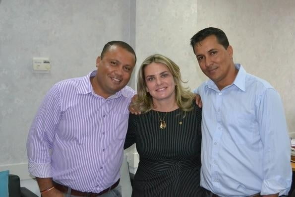 Deputada recebe visita de vereadores de Palmas de Monte Alto