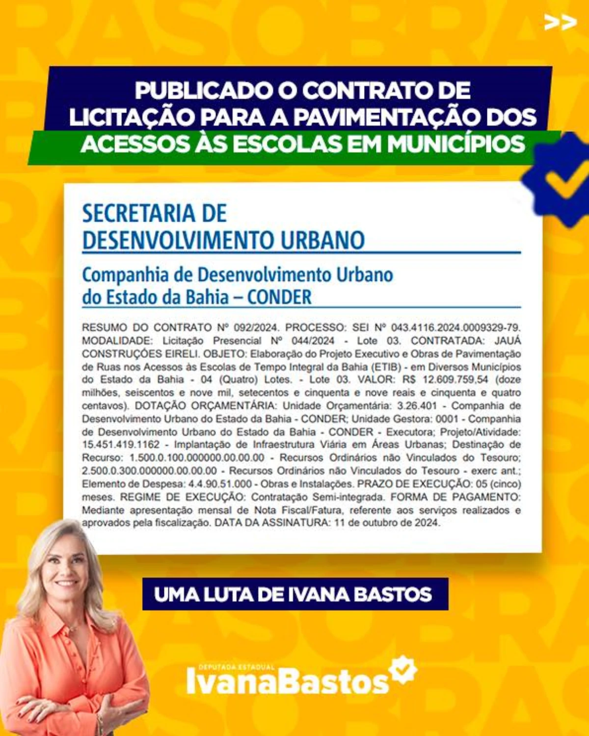 Pavimentação dos acessos às escolas é garantida em Ibitiara, Malhada de Pedras, Serra do Ramalho e Nova Redenção