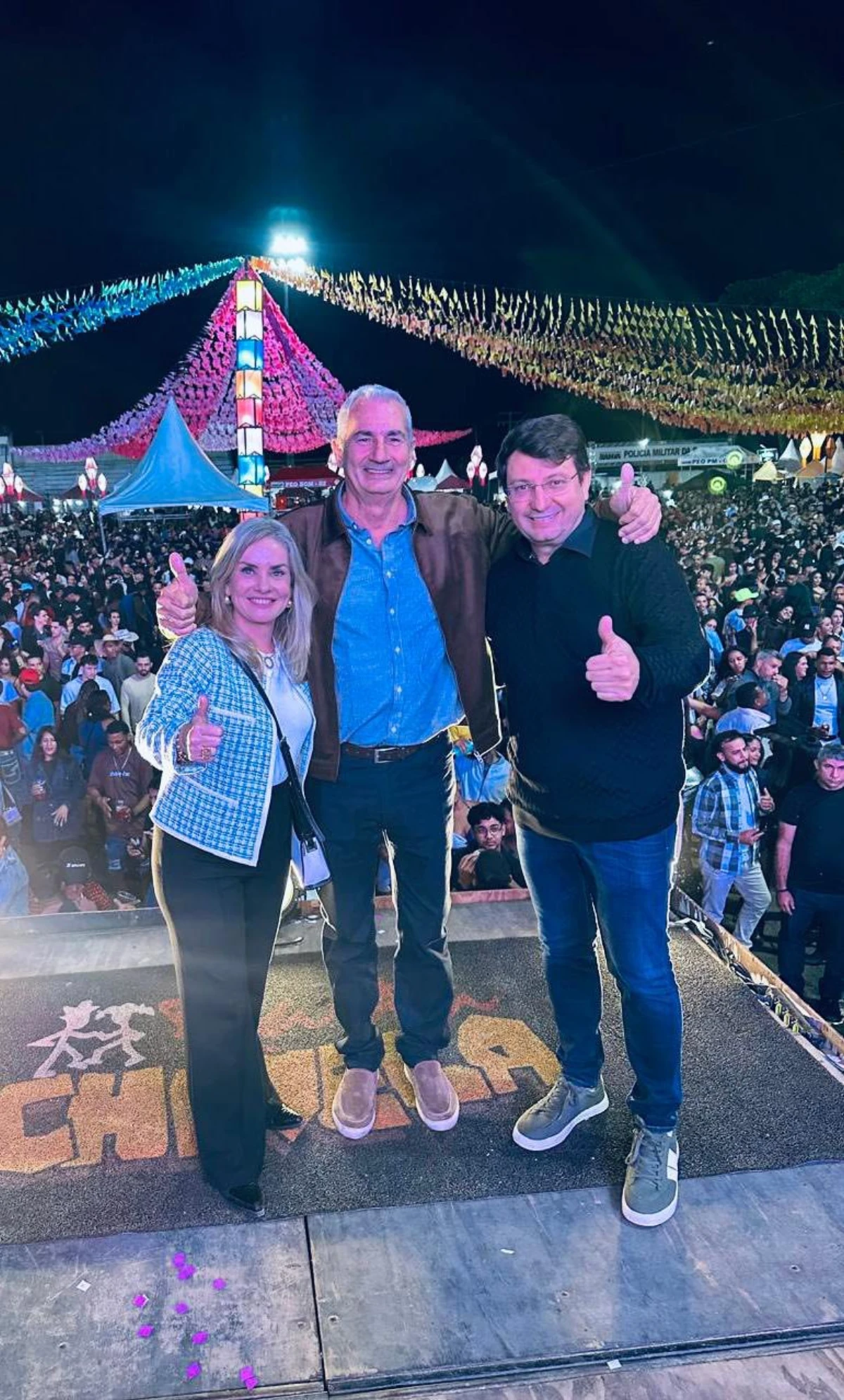 Ivana Bastos participa dos festejos juninos em Medeiros Neto e soma forças junto ao prefeito Beto Pinto