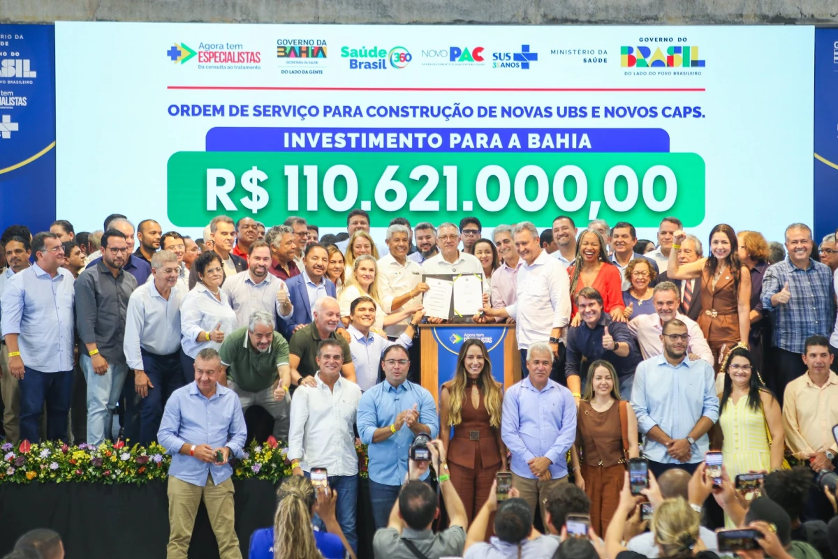 Ivana e Jerônimo entregam mais de R$ 146 milhões em investimentos do Novo PAC para a saúde nos municípios